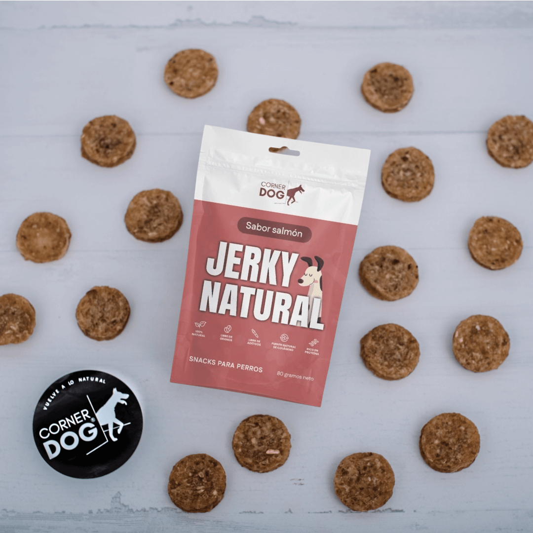 Caja 12 unidades · Jerky Natural Salmón · 80 gr