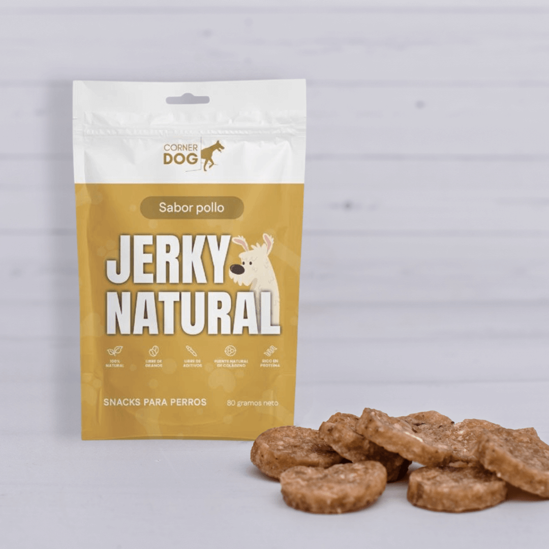 Caja 12 unidades · Jerky Natural Pollo · 80 gr