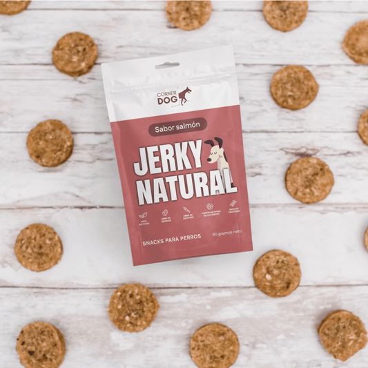 Caja 12 unidades · Jerky Natural Salmón · 80 gr